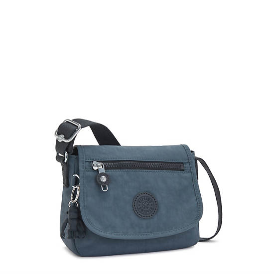 Sac Mini Kipling Sabian Crossbody Bleu Marine Grise | FR 1874CT